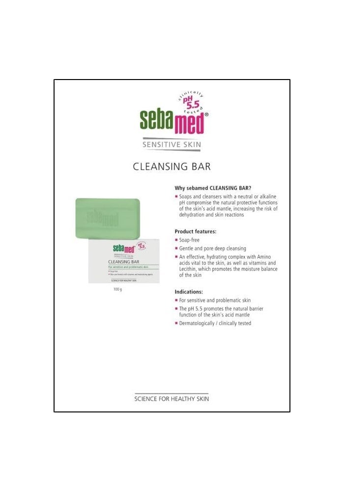 Sebamed Cleansing Bar For Sensitive To Normal Skin, 150 gm - Image 5